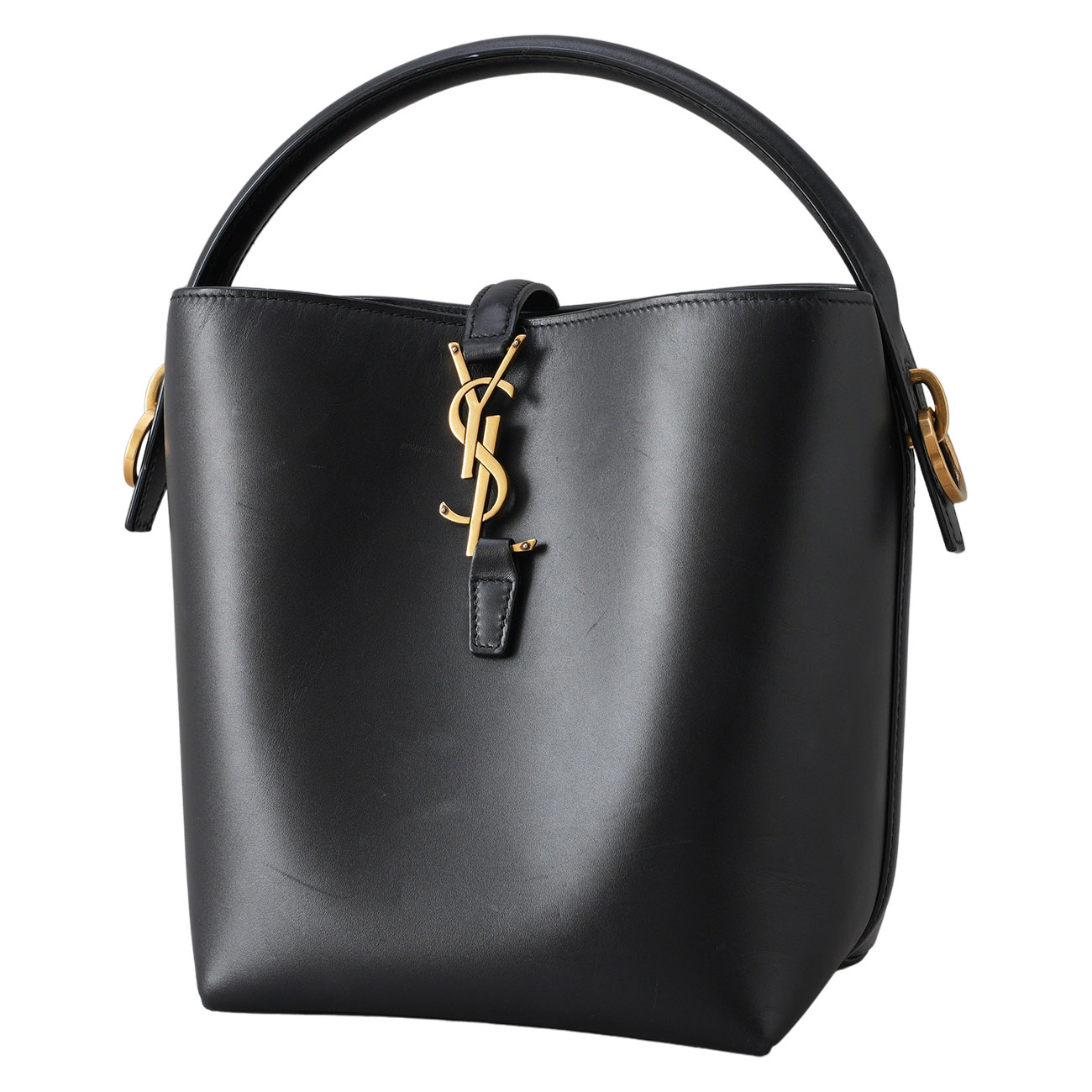 YVES SAINT LAURENT(USED)생로랑 749036 르37 스몰 레더 토트겸 숄더백